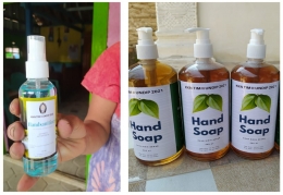 Produk Handsanitizer dan Handsoap/dokpri
