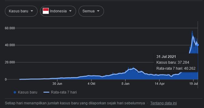 Grafik harian kasus positif corona di Indonesia (support.google.com).