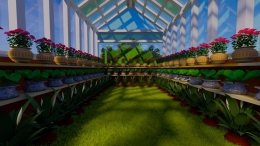 Tampak 3D didalam Bangunan Taman Toga/dokpri