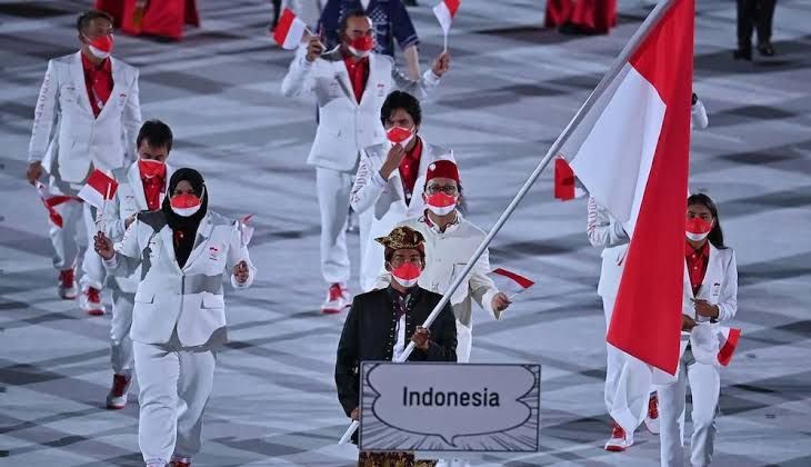 Atlet Indonesia pada gelaran Olimpiade Tokyo 2020, Foto: Detik.com 