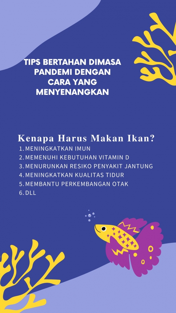 Poster Manfaat Makan Ikan  (dokpri)