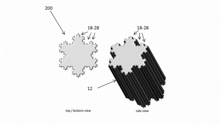 Fractal Container hasil invensi DABUS.  Sumber:  EPO