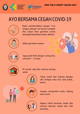 Poster Pencegahan Penyebaran Covid-19 (dokpri) 