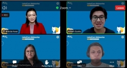 Sejumlah pemateri di hari pertama webseries, Selasa, 27 Juli 2021: screenshot dari zoom meeting.