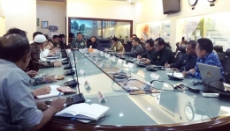 Rapat Koordinasi tentang Reforestasi yang dilakukan bersama para Bupati dari Aceh dan Pangdam Iskandar Muda di Wantannas. Dok. Pribadi