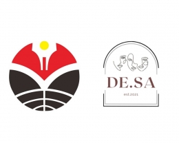 Logo Universitas Pendidikan Indonesia (UPI) dan Logo De.Sa Fashion Studio (salah satu rintisan UMKM bidang fashion)