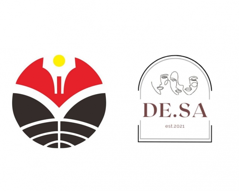 Logo Universitas Pendidikan Indonesia (UPI) dan Logo De.Sa Fashion Studio (salah satu rintisan UMKM bidang fashion)