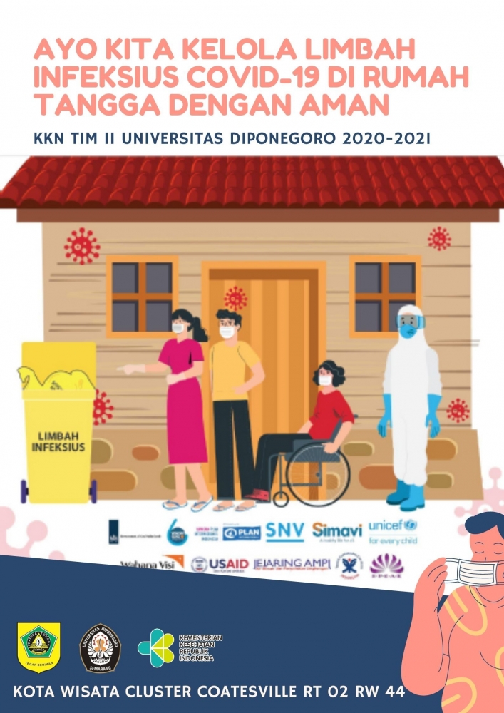 Illustrasi: E-Booklet Ayo Kita Kelola Limbah Infeksius COVID-19 di Rumah Tangga dengan Aman (Pocket book for infectious waste management)/Dokpri
