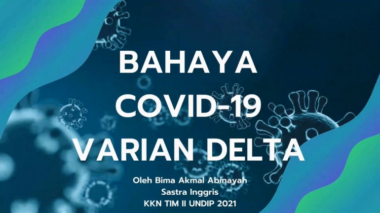 Cover thumbnail video bagian Bahaya Covid-19 Varian Delta. (dokpri) 
