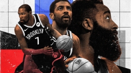 Big Three Brooklyn Nets: Kevin Durant, Kyrie Irving, dan James Harden (The Ringer) - clutchpoints 