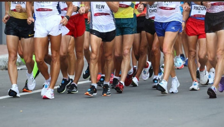 Derap kaki atlet jalan cepat Olimpiade Tokyo 2020 (Foto: olympics.com)