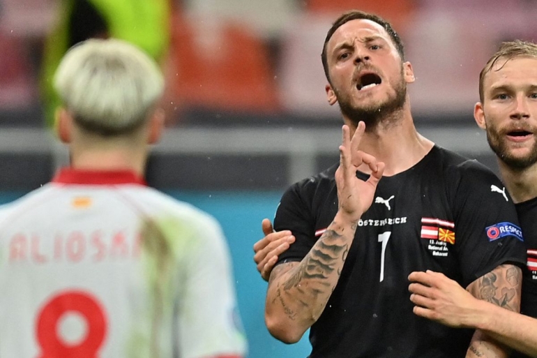 Marko Arnautovic, pemain timnas Austria. (via unlimitedviral.com)