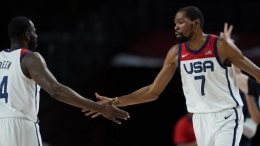 Bintang senior AS Kevin Durant mencetak 29 angka di final Olimpiade (Gambar: vnexplorer.net)