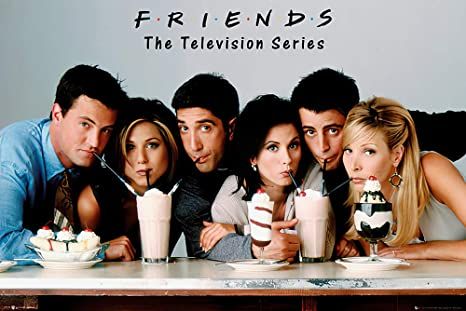 Chandler, Rachel, Ross, Monica, Joey, Phoebe karakter friend yang sangat ikonik, Sumber: Amazon