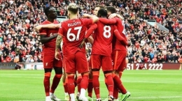 Laga Pra-musim Liverpool vs Athletic Bilbao di Stadion Anfield (Tribunnews.com)