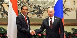 Presiden RI dan Presiden Rusia - Sumber: merdeka.com