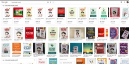 Gambar: Buku-buku tentang berpikir positif dari hasil pencarian di Google (M. Jojo Rahardjo)