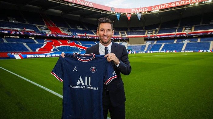 Lionel Messi resmi ke PSG. (Foto: dok. Paris Saint-Germain) 