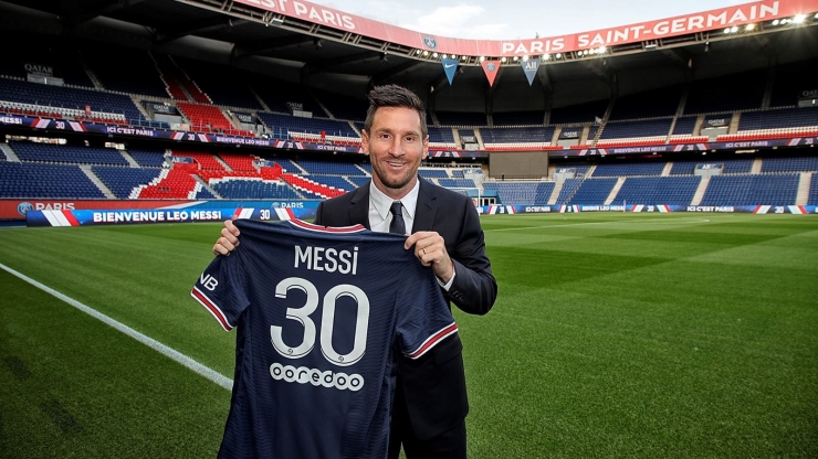 Messi di stadion Parc des Princes- Paris. Sumber: C.Gavelle / PSG