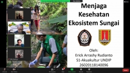 Pelaksanaan Sosialisasi Program Menjaga Kesehatan Ekosistem Sungai Kepada Masyarakat RT.001/003, RW.007, Kelurahan Kedungmundu (Dok. pribadi)