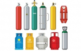 Gas dalam tabung bertekanan. Sumber: www.safetyandhealthmagazine.com