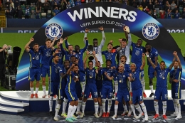 Chelsea berhasil raih UEFA Super Cup 2021 . Sumber: UEFA Champions League