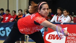 Penampilan Leani Ratri Oktila di Kejuaraan Dunia Para Badminton 2019 (Sumber foto: paralympic.org)
