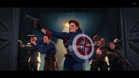 Mirror scene dengan Steve Rogers saat jadi Captain America. Sumber : Disney+