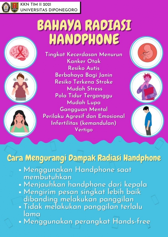 Mahasiswi KKN UNDIP Melaksanakan Penyuluhan Pengaruh Radiasi Handphone ...