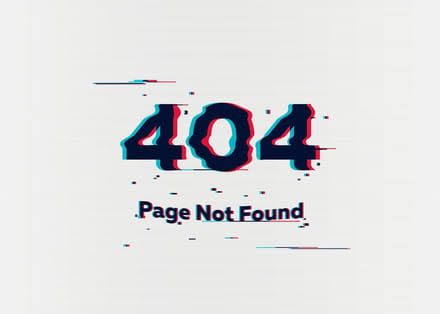 Ilustrasi 404 Page Not Found. Sumber : ccm.net