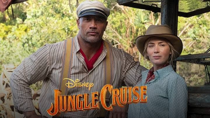 Dwayne Johnson dan Emily Blunt dalam film Jungle Cruise (Disney)