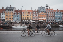 Ilustrasi gambar aktivitas bersepeda di Denmark (Unsplash/ Febiyan)