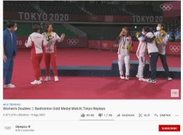 Sumber: tangkapan layar video dari akun Youtube Olympics