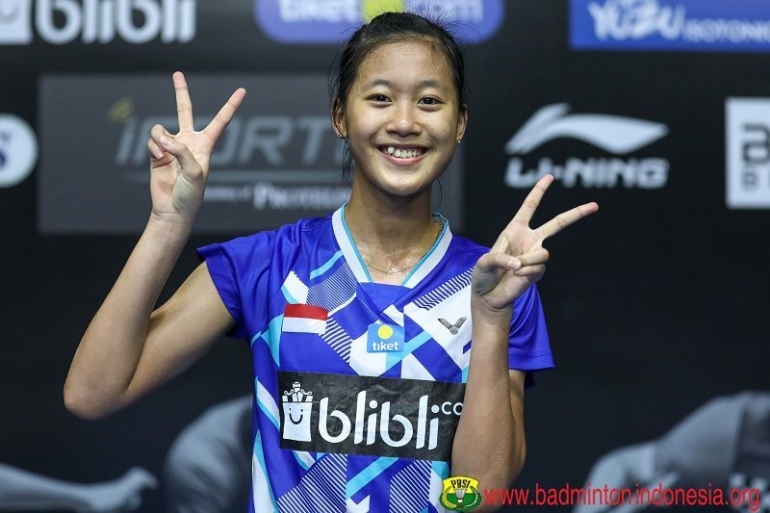 Putri Kusuma Wardani (19 tahun) punya potensi menjadi pemain besar.  Dia diharapkan tampil di Olimpiade 2024.Foto: badmintonindonesa.org