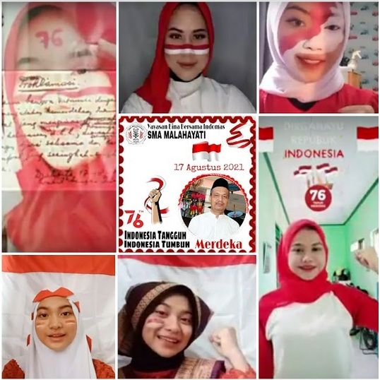 Dok. Kolase  semarak kemerdekaan Indonesia virtual (Dokpri)