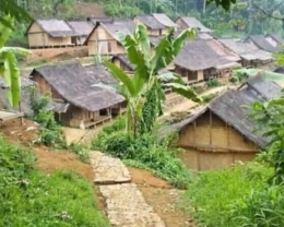 Pemukiman Baduy luar (dok.pri)