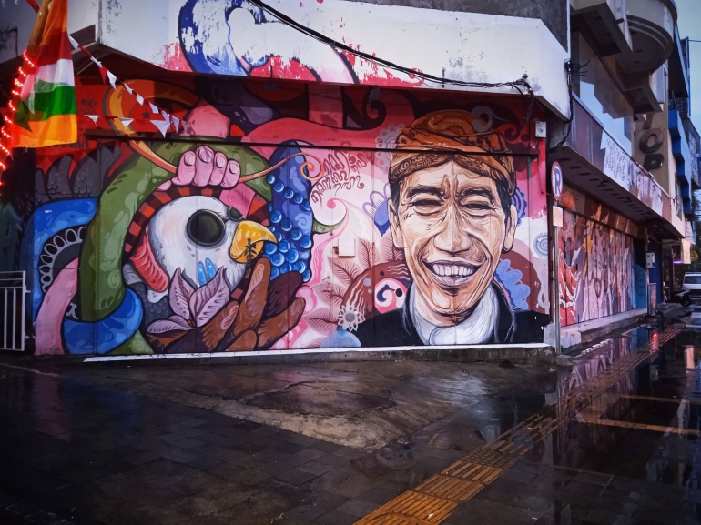 Salah satu mural yang sering digunakan untuk berswafoto di Solo | Dokumentasi pribadi