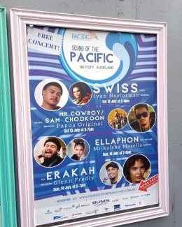 Promosi poster Sound of The Pacific, dok. pribadi