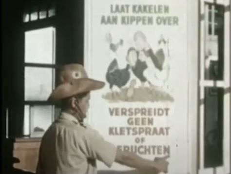 Polisi dengan slogan bahasa Belanda (sumber: Internet Archive Public Domain)