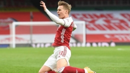 Martin Odegaard berkostun Arsenal nomor 11 (Foto Arsenal.com)