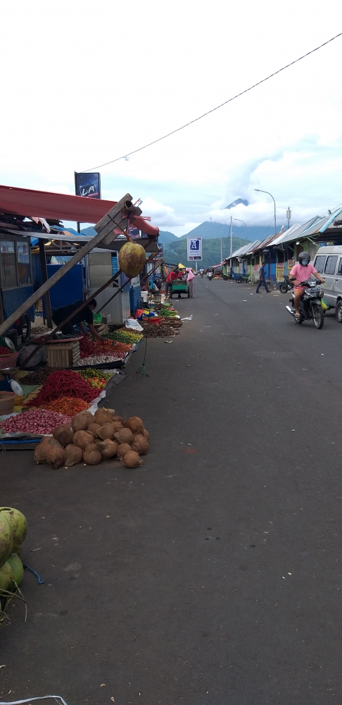 Pedagang yang berjualan jauh dari Lokasi Pasar (dokpri)