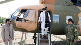 Gambar ilustrasi. Presiden Mohammad Ashraf Ghani di Provinsi Paktika pada 3-10-2020. Gambar : khaama.com 