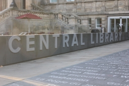 pintu masuk perpustakaan Liverpool | Dokumentasi pribadi