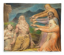 Lukisan Job Rebuked by His Friends karya Fleece Blanket. (Via Pixels.com)