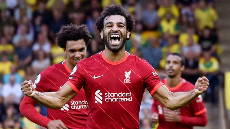 Mohamed Salah siap membawa Liverpool meraih kemenangan melawan Burnley di Anfield, Sabtu (21/8/21) (Foto Skysports)