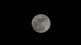 Blue Moon Bulan Purnama 22 Agustus 2021 (Dokumentasi pribadi)