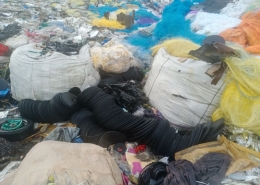 Ilustrasi: Sampah impor membanjiri Indonesia akibat regulasi sampah tidak optimal. Sumber: Dok. Pribadi