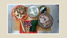 Persiapan bahan membuat Gudeg, Pindang Telur dan Ayam | Dok.Pri Siska Artati