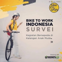 dok. e-poster survey Bike to Work Indonesia