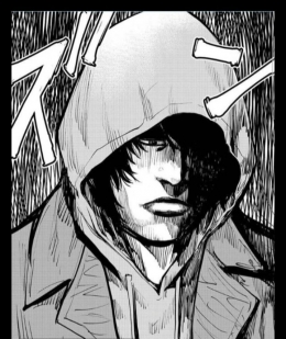 Sosok Rindaman di manga (sumber ilustrasi: crowsxworst.fandom.com)